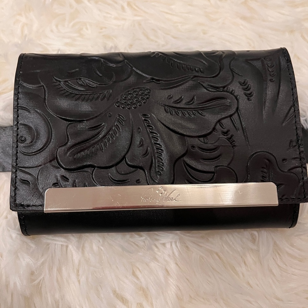 Patricia Nash Black Embossed Belt Bag - Picture 8 of 12